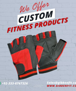 Red Weight Lifting Gloves